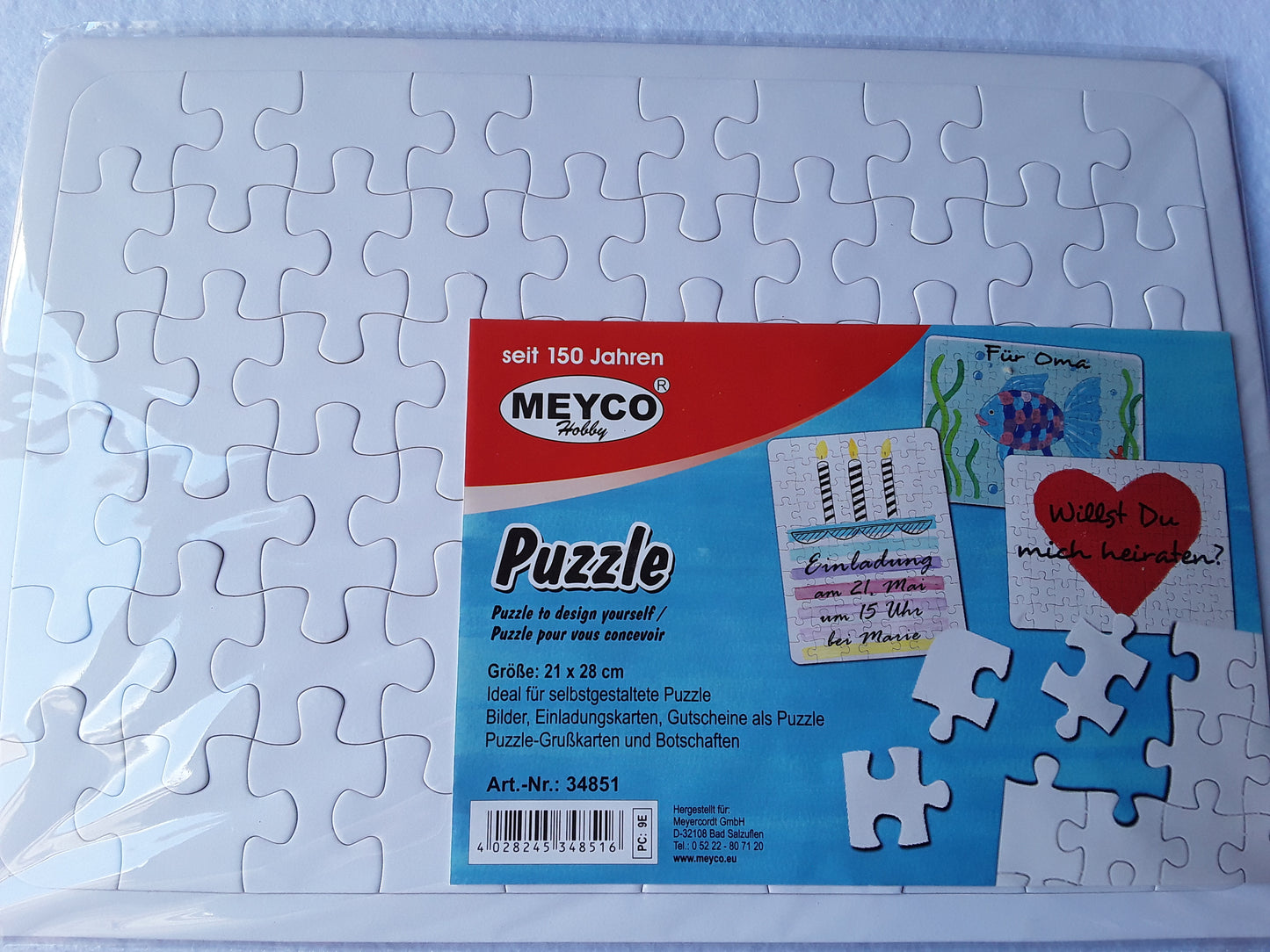 Puzzle selbst gestalten